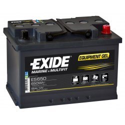 Batteri til Camping Mover og Forbrug Exide ES650 Equipment Gel-Batteri 12V 60Ah | Batteri-Butik