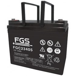 Batteri til Golftrolley/Golfvog Cyklisk Blybatteri 12V 34Ah | Batteri-Butik