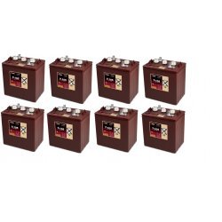 Batteri til Sakselift, Teleskoplæsser, Pallevogn og Stablere Trojan T-105 Deep-cycle Bly-batteri Sæt 48V 225Ah (8 x T-105) | Batteri-Butik
