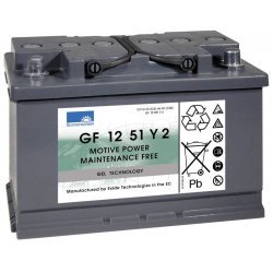 Batteri til Solar, Solfanger, Solceller Sonnenschein GF12 051Y (GF12051Y) 12V 56Ah Gel-Batteri | Batteri-Butik