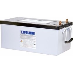 Batteri til Solar, Solfanger, Solceller Lifeline Deep Cycle blybatteri GPL-8DL 12V 255Ah | Batteri-Butik