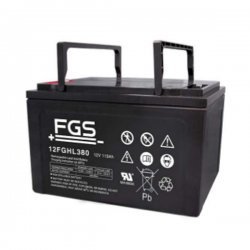 Batteri til Solar, Solfanger, Solceller FGS 12FGHL380 High Rate Longlife Blybatteri 12V 110Ah | Batteri-Butik