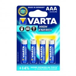 Batteri til Låsesystemer Varta Longlife Power Alkaline LR03 AAA 4er blister 04903121414 | Batteri-Butik