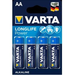 Batteri til Låsesystemer Varta Longlife Power Alkaline LR6 AA 4er blister 04906121414 | Batteri-Butik