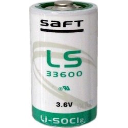 Batteri til Varmestyring/Termostat SAFT batteri Lithium D LS33600 3,6V | Batteri-Butik