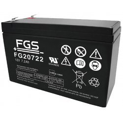 12V 7,2Ah Batteri til El-løbehjul, El-bil og El-ATV | Batteri-Butik