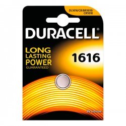 Batteri til Bilnøgle Duracell CR1616 Lithium Knapcelle 1er Blister | Batteri-Butik