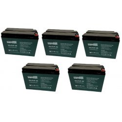 Samson Batterisæt til Kabinescooter 60V 45Ah (5 Batterier) V6-EVF-45 | Batteri-Butik