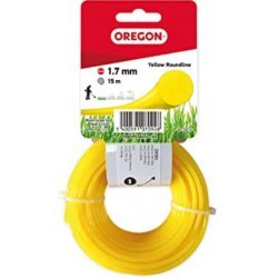 Trimmerline Trimmersnøre Oregon Gul roundline 1,7mm x 15 m (69-350-Y | Batteri-Butik