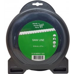 Saw Trimmer Line Savtakket 3,0mm x 37m (NGP61-123) | Batteri-Butik