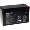 Powery Bly-Gel Batteri til UPS APC Back-UPS CS 500 9Ah 12V