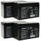 Powery Bly-Gel Batteri til USV APC RBC25