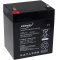Powery Bly-Gel Batteri til APC RBC30 5Ah 12V