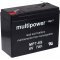 Powery Blybatteri (multipower) MP7-6S