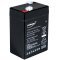 Powery Bly-Gel Batteri kompatibel med FIAMM Typ FG10451 6V 4,5Ah