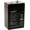 Powery Bly-Gel Batteri til Brne-bil Injusa Smoby Diamec 6V 6Ah (erstatter ogs 4Ah, 4,5Ah)