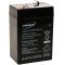 Powery Bly-Gel Batteri til Solaranlg, Alarmer 6V 6Ah (erstatter ogs 4Ah, 4,5Ah)