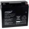 Powery Bly-Gel Batteri UP20-12 12V 20Ah (erstatter ogs 18Ah)