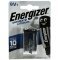 Energizer Ultimate Lithium Batteri 6LR61 9V-Block Blister
