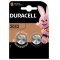 Lithium Knapcelle Duracell CR2032 DL2032 ED2026 2er Blister