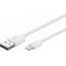 goobay Lightning MFi / USB Sync- und Ladekabel til Apple iPhone/iPad Hvid