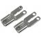 2 Universal stikadapter fra Faston 4,8 mm til 6,3 mm til Blybatteri