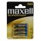 Maxell Super Alkaline Batterier LR6 AA 4er blister