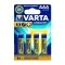 Varta Longlife Extra Alkaline Batteri LR03 AAA 4er 04103101414