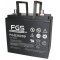 FGS Batteri til Invacare Power 9000 ( 16 or wider ) Ranger II RWD,R51LXP (FGG26209) 12V 62Ah GEL