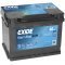 Bilbatteri Exide EK600 AGM Batteri 12V 60Ah