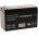 Erstatningsbatteri (multipower) til UPS APC Back-UPS 500 12V 7Ah (erstatter 7,2Ah)