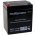 Multipower Blybatteri MP5.4-12B Stikforbindelse 6,3mm