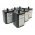 4R25 6V Nissen Batterie Block til Baustellenlampe, -Lygte, Blink-Lampe 6er St