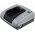Powery Batteri Lader til Black&Decker NiCd NiMH Blockbatterier med USB