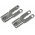 2 Universal stikadapter fra Faston 4,8 mm til 6,3 mm til Blybatteri