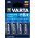 Batteri til VVS Varta Longlife Power Alkaline LR6 AA 4er blister 04906121414