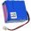 Batteri til ECG-Gert Carewell ECG-1112 ECG-1112L Typ 88889260