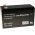 Powery Blybatteri MP1236H til UPS APC Smart-UPS SMT750I 9Ah 12V (Erstatter ogs 7,2Ah/7Ah)