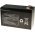 Powery Blybatteri MP1236H til UPS APC Back-UPS BK350-IT 9Ah 12V (Erstatter ogs 7,2Ah/7Ah)