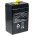 Powery Erstatningsbatteri til Peg Perego Polaris Sportsman 400 6V 5Ah (erstatter ogs 4,5Ah 4Ah)