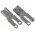 2 Universal stikadapter fra Faston 4,8 mm til 6,3 mm til Blybatteri