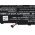 Batteri kompatibel med Lenovo Type 01AV474