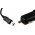 Powery ladekabel til bil med integreret TMC-Antenne 12-24V til Becker Traffic Assist Z217 med Mini-USB