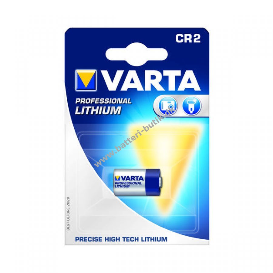 paritet underordnet detail Varta Professional Lithium Batteri Photo CR2 3V 1er blister x 10 stk  06206301401 :: batteri-butik.dk :: Hurtig levering