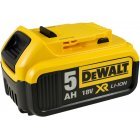 Batteri til Vrktj Dewalt Type DCB184 til XR-Maschinen 18V 5,0Ah Li-Ion