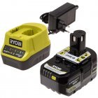 Ryobi ONE+ HP Batteri & Lader RC18120-140X 18V/4,0Ah Li-Ion Ryobi ONE+ HP Batteri & Lader RC18120-140X 18V/4,0Ah Li-Ion