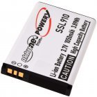 Batteri til Siemens gigaset SL910 Serie/ Typ V30145-K1310K-X447 Batteri til Siemens gigaset SL910 Serie/ Typ V30145-K1310K-X447