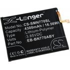 Batteri passer til Smartphone, Mobil Samsung Galaxy Note 10 Lite,  SN-N770F/DS, Type EB-BN770ABY osv.