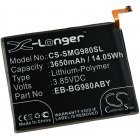 Batteri passer til Smartphone, Mobil Samsung Galaxy S20, SM-G980F, Type EB-BG980ABY osv.