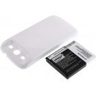 Batteri til Samsung GT-I9308 Hvid 3300mAh Batteri til Samsung GT-I9308 Hvid 3300mAh